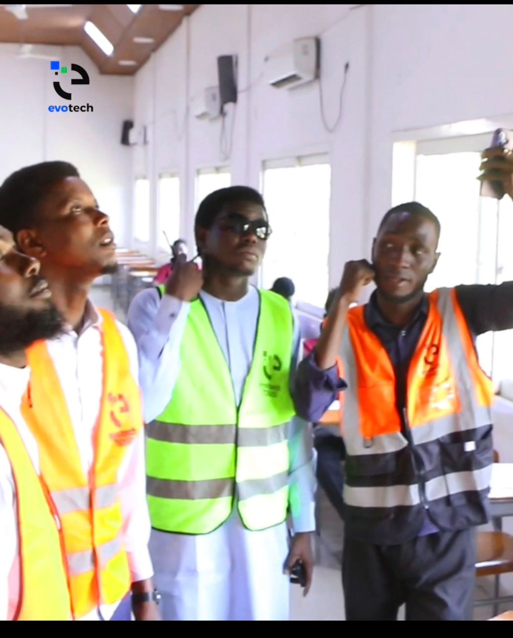 Équipe EvoTech Tchad sur site à N'Djamena